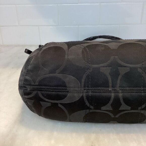Coach Signature C Small Tote Bag Satchel Shoulder Bag - Picture 8 of 16